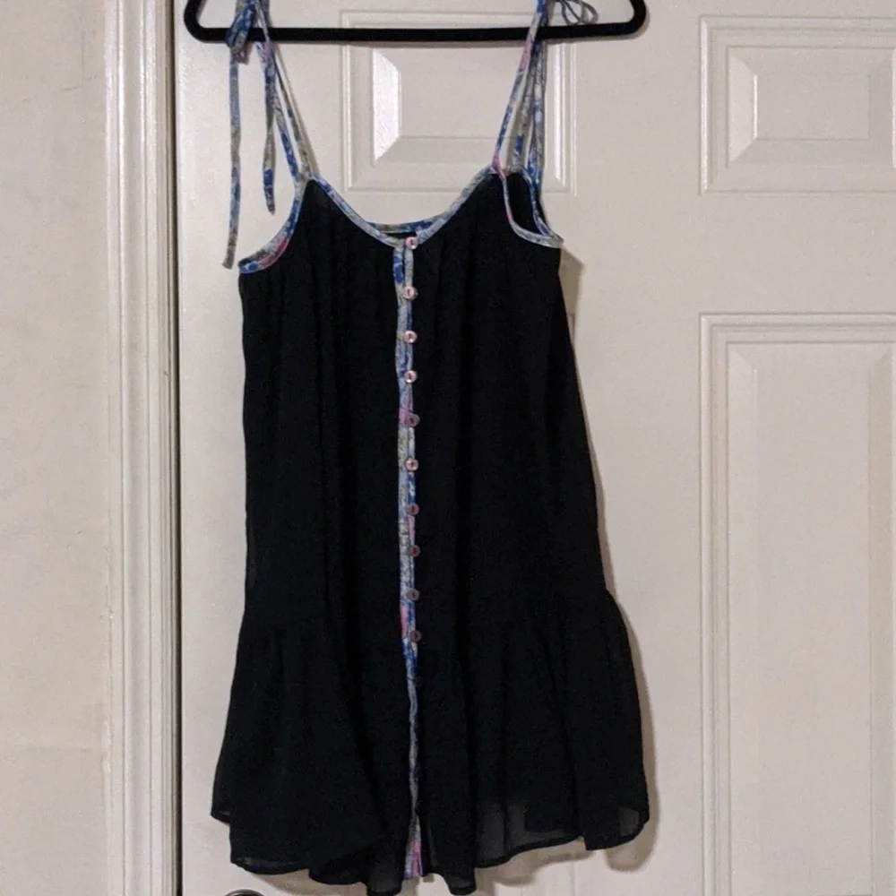 NWOT Free People Bali Sweet Nothing Slip Dress Top Black small
